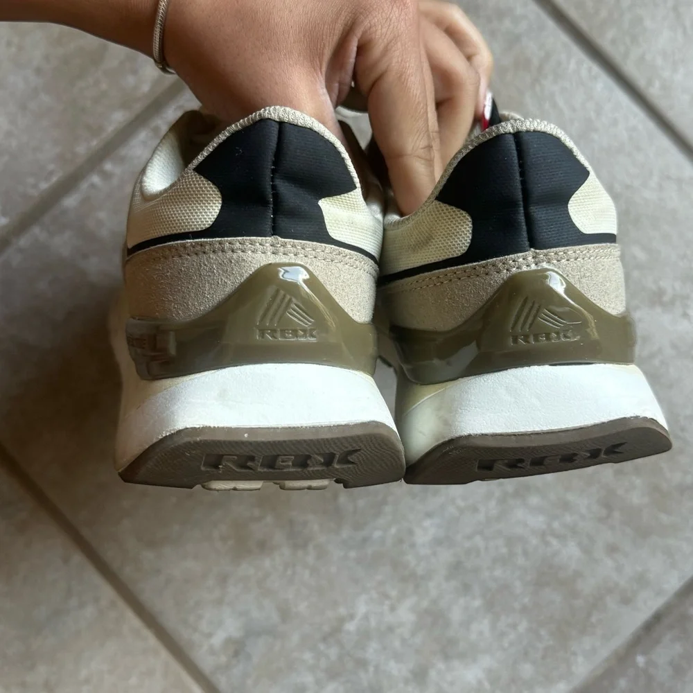 RBX Cream and Black Sneakers - Picture 3 of 7
